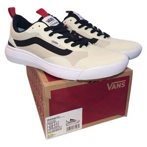 Vans Ultrarange Bone White / Black Sneakers size 7.5 Men / 9 Women